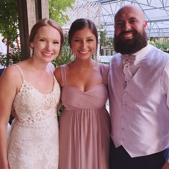 Birdy Grey Bridesmaid Dress Mauve - Picture 3 of 4